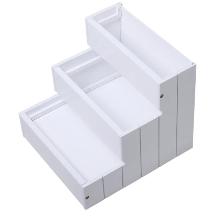 3-Step Dog Stairs For Small Dogs, Wooden Ramp With Storage Box, White Dog Stairs at Gallery Canada