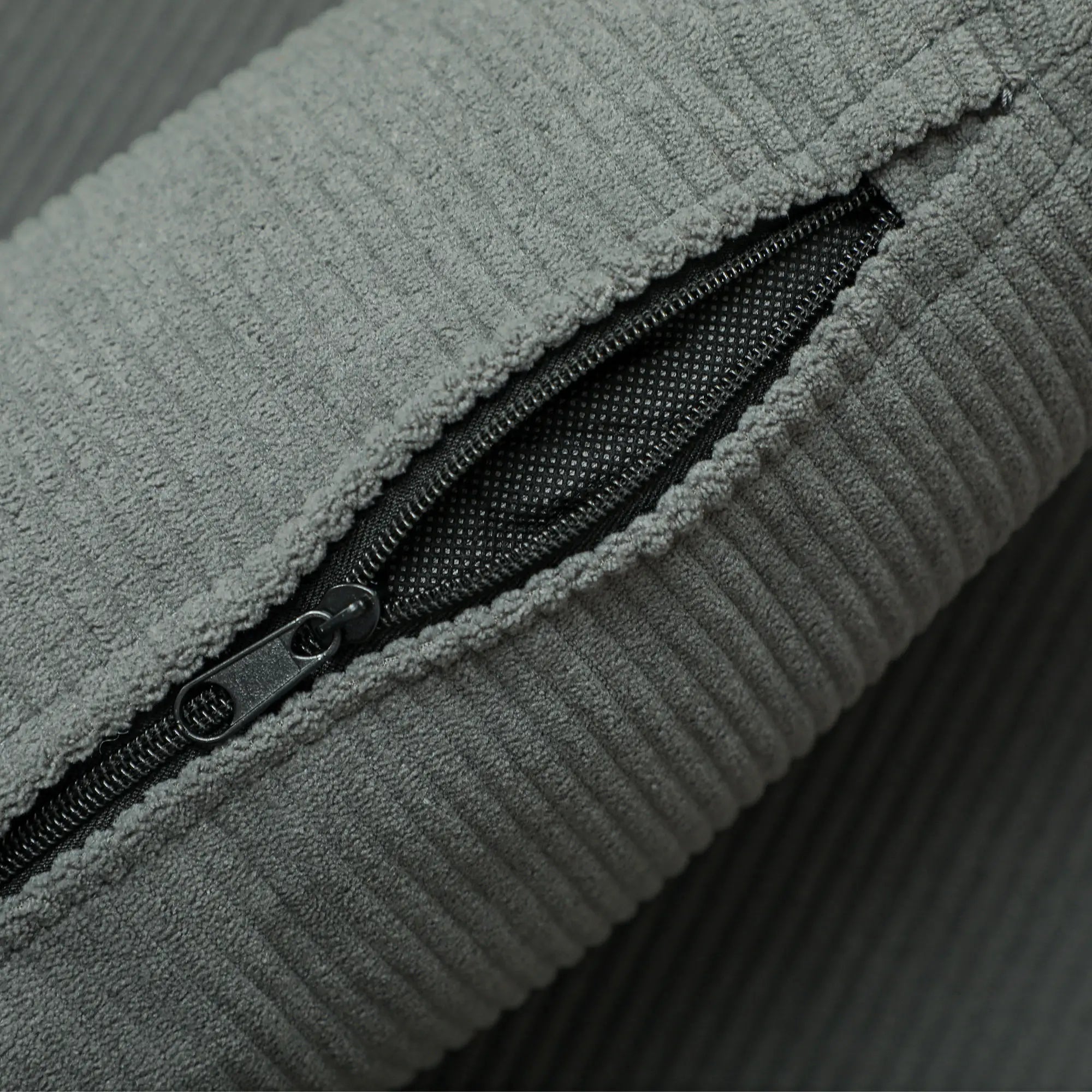 Modern Accent Chair, Upholstered Armchair, Solid Wood Legs, Lumbar Pillow, Grey Accent Chairs at Gallery Canada