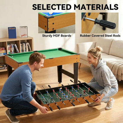 43'' Multi-Gaming Table, Billiards Hockey Tennis Foosball, Family Fun Game Tables at Gallery Canada