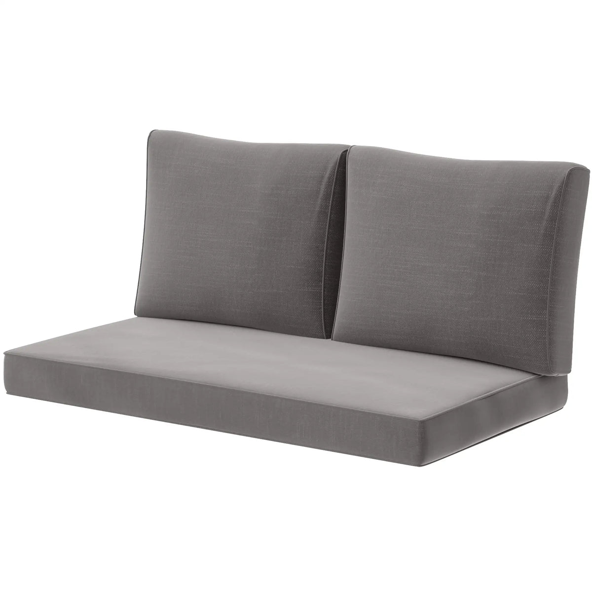 2 Seater Outdoor Cushions With Backrest, Light Grey Patio Chair Cushions Light Grey at Gallery Canada