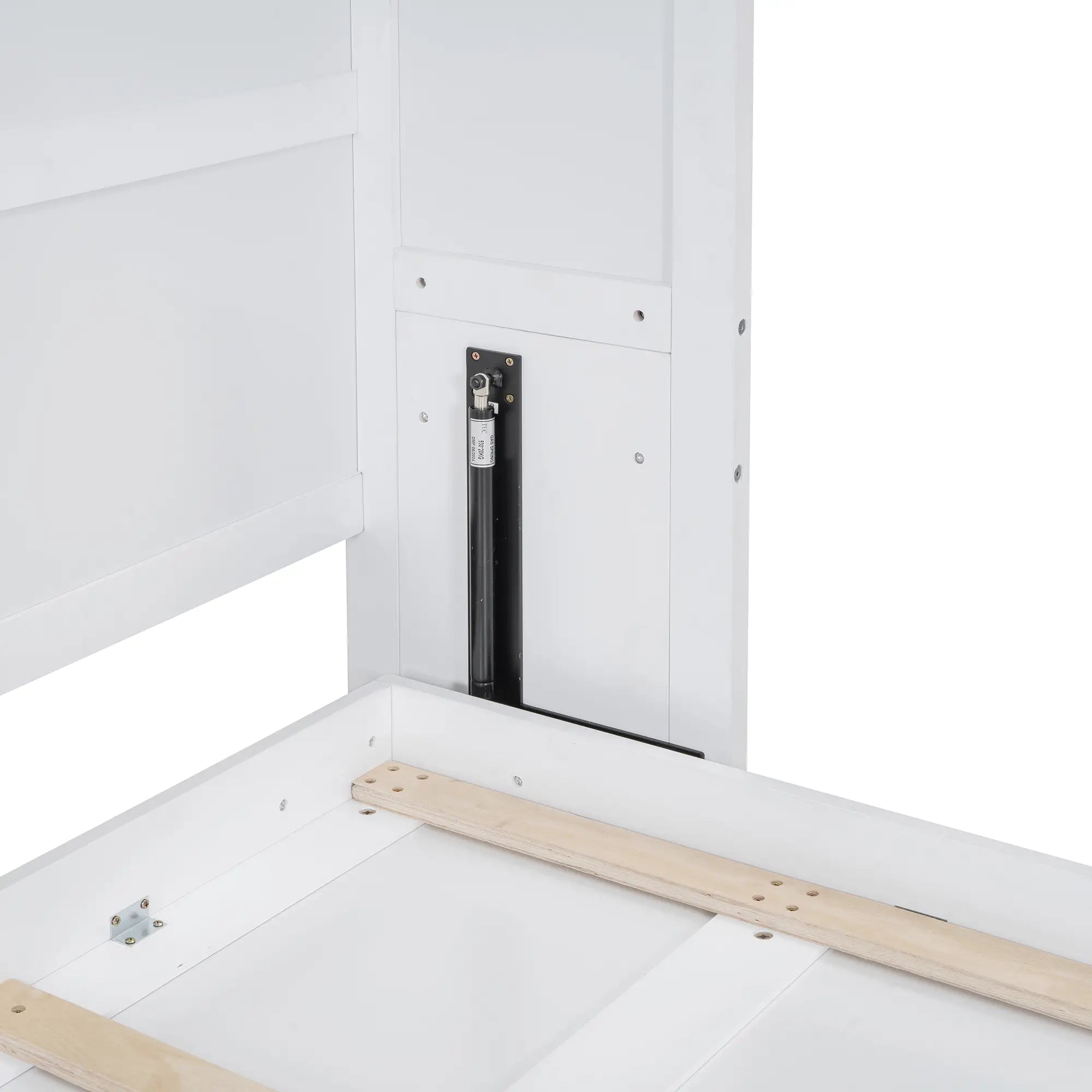Murphy Bed with Cabinets, Space-Saving Design, 117.5
