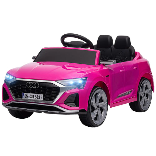 12V Kids Electric Car, Audi Q8 etron Sportback, Remote Control, Pink