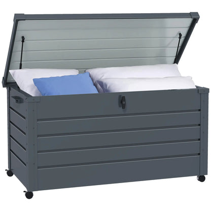 82 Gallon Garden Storage Box, Waterproof, Dark Grey Patio Storage Boxes at Gallery Canada