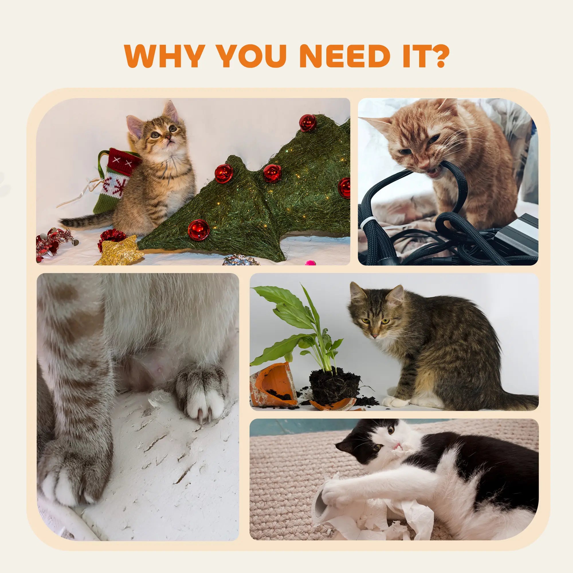 Cat Tree, Small Cat Tower with Perch, Scratching Post, Cat Condo, Toy Ball for Kitty, Leopard Print Compact Towers at Gallery Canada