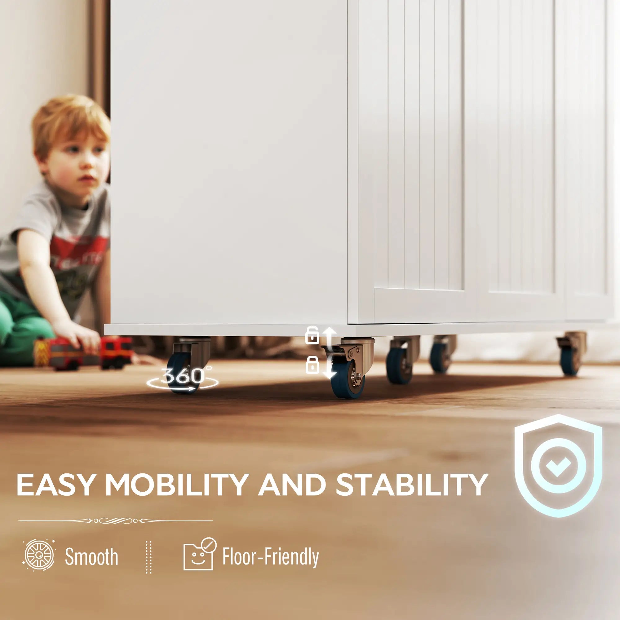 Kitchen Island on Wheels, Wood Drop Leaf, Charging Station, Adjustable Shelf, White Kitchen Islands & Kitchen Carts at Gallery Canada