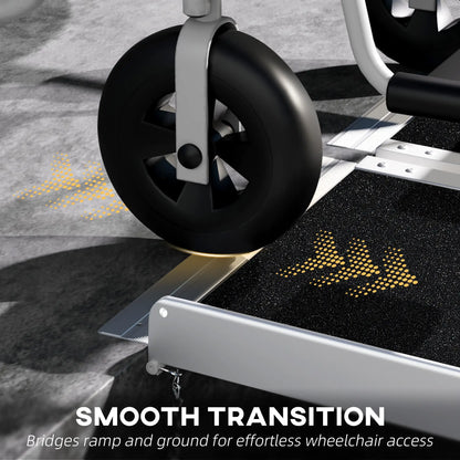 10ft Foldable Wheelchair Ramp, Non-Skid, Portable Aluminium Knee Walker & Wheelchair Ramps at Gallery Canada