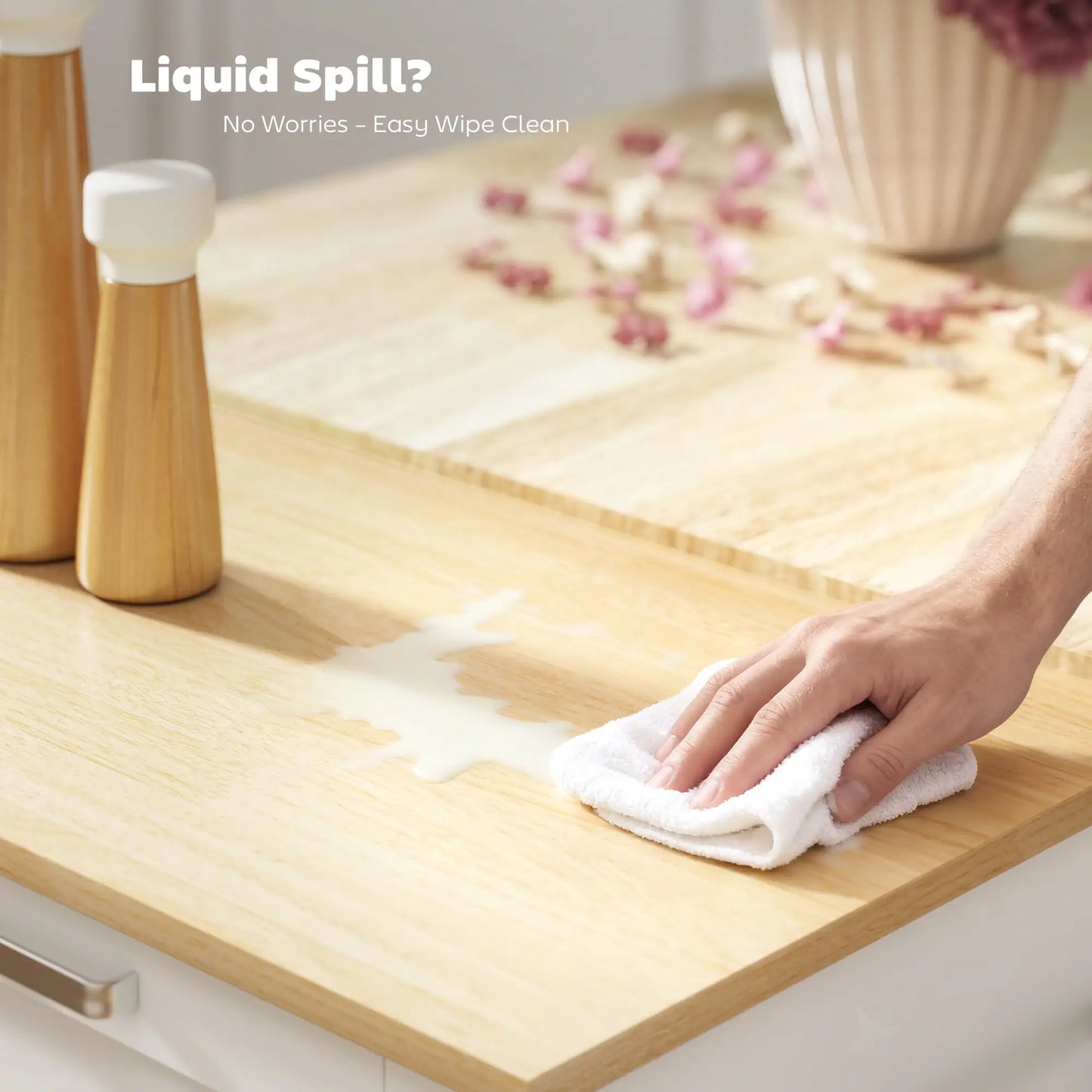 Rolling Kitchen Island with Trash Can Storage, Spice Rack, Drawer, White Kitchen Islands & Kitchen Carts at Gallery Canada