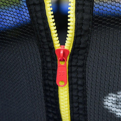 55" Kids Trampoline with Enclosure Net, Indoor/Outdoor, Age 3-6, Blue Trampolines at Gallery Canada