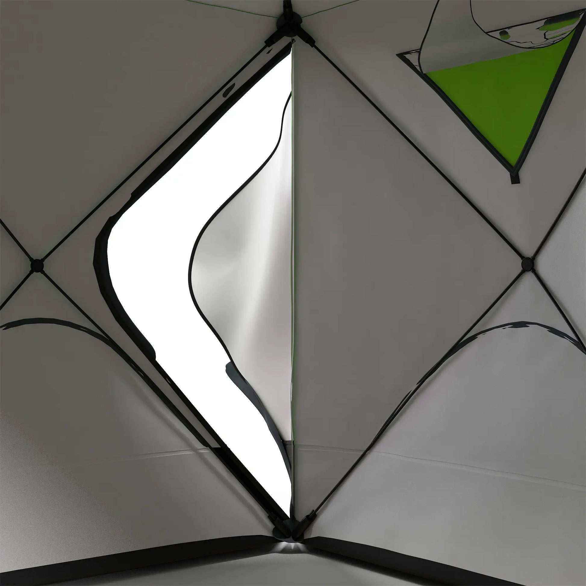 8-Person Insulated Ice Fishing Tent, Ventilation Windows, Carry Bag, -22℉, Green Ice Fishing Tents at Gallery Canada