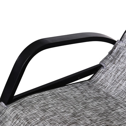 Adjustable Zero Gravity Rocking Lounge Chair, Outdoor Recliner w/ Pillow, Footrest Outdoor Rocking Chairs at Gallery Canada