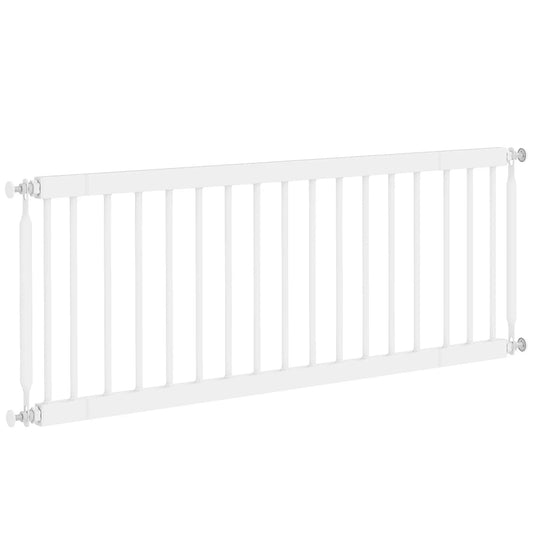 26"-37" Dog Gate, Adjustable Pet Gate, 14" Tall, White Pet Gates White at Gallery Canada