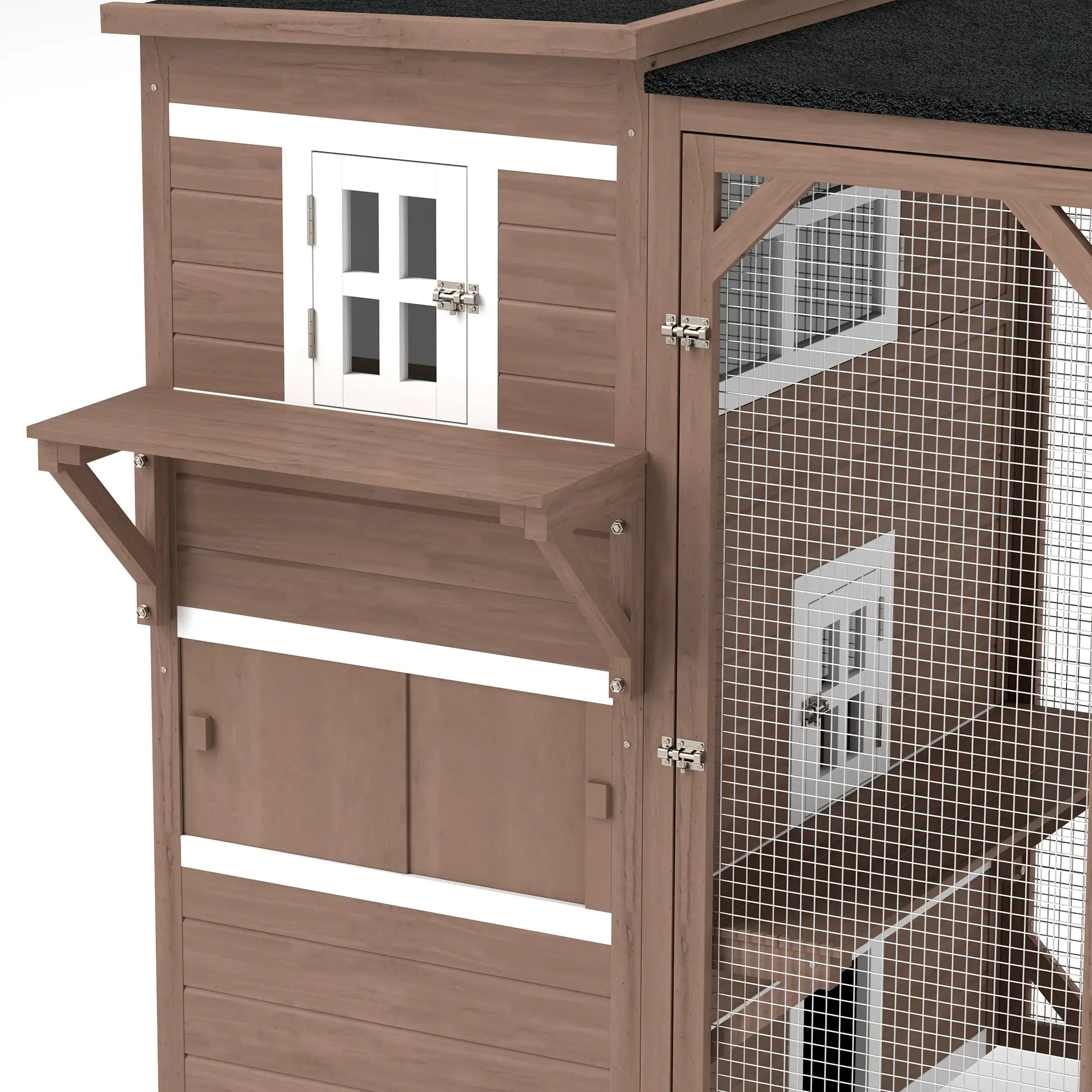 Wooden Cat Catio, 76
