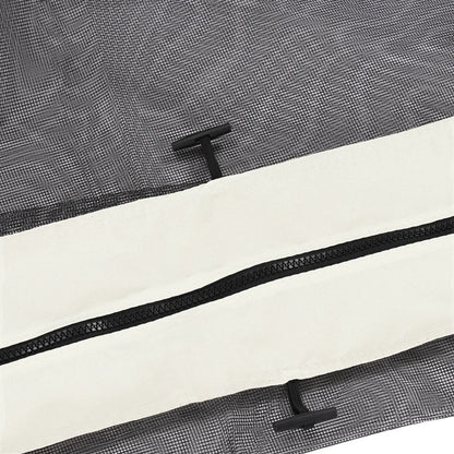 Mosquito Netting For Gazebo, 10' x 13', Black Screen Walls With Zippers, Black Gazebo Sidewalls at Gallery Canada