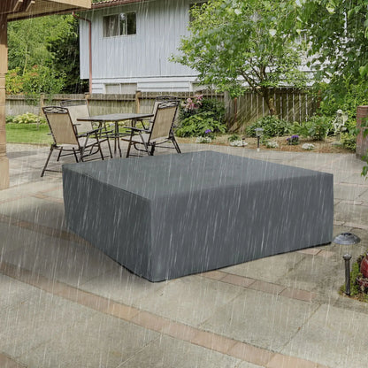 Waterproof Patio Furniture Cover, 80.7" x 75.6" x 24", Grey Patio Furniture Covers at Gallery Canada