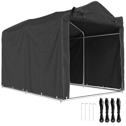 Outdoor Storage Shed, UV Resistant Bike Tent, Portable for Motorcycle, Black Portable Shed at Gallery Canada