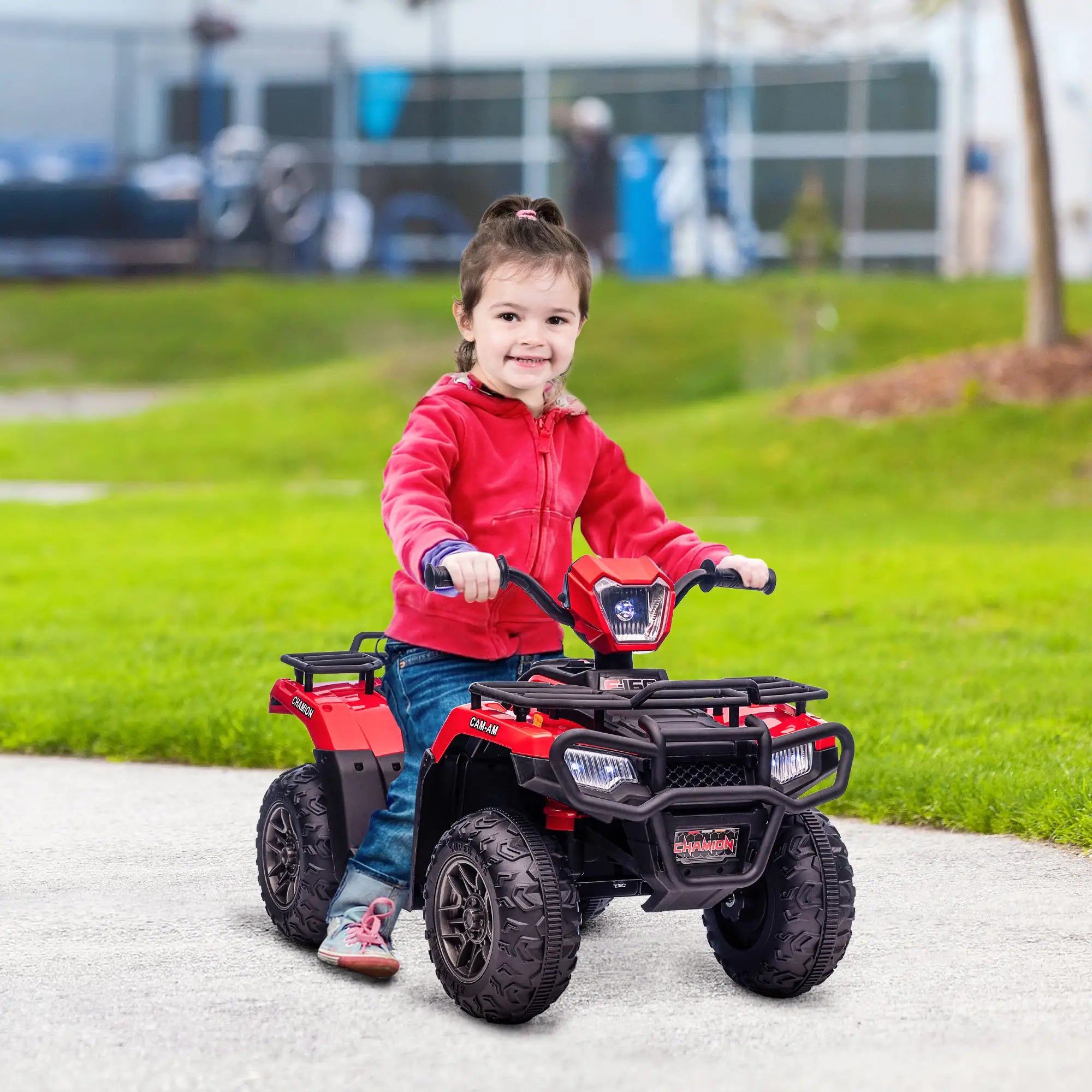 12V Kids ATV Quad, 4 Wheeler, Ages 37-60 Months, Red Electric Toy Cars at Gallery Canada