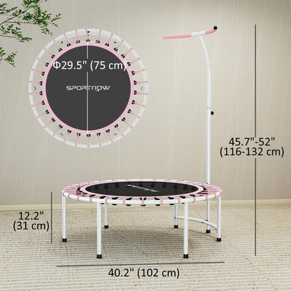 40" Foldable Bungee Rebounder Trampoline, Pink Trampolines at Gallery Canada