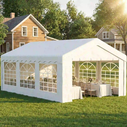 20'x13' Heavy Duty Portable Event Tent, White Canopy Tents at Gallery Canada
