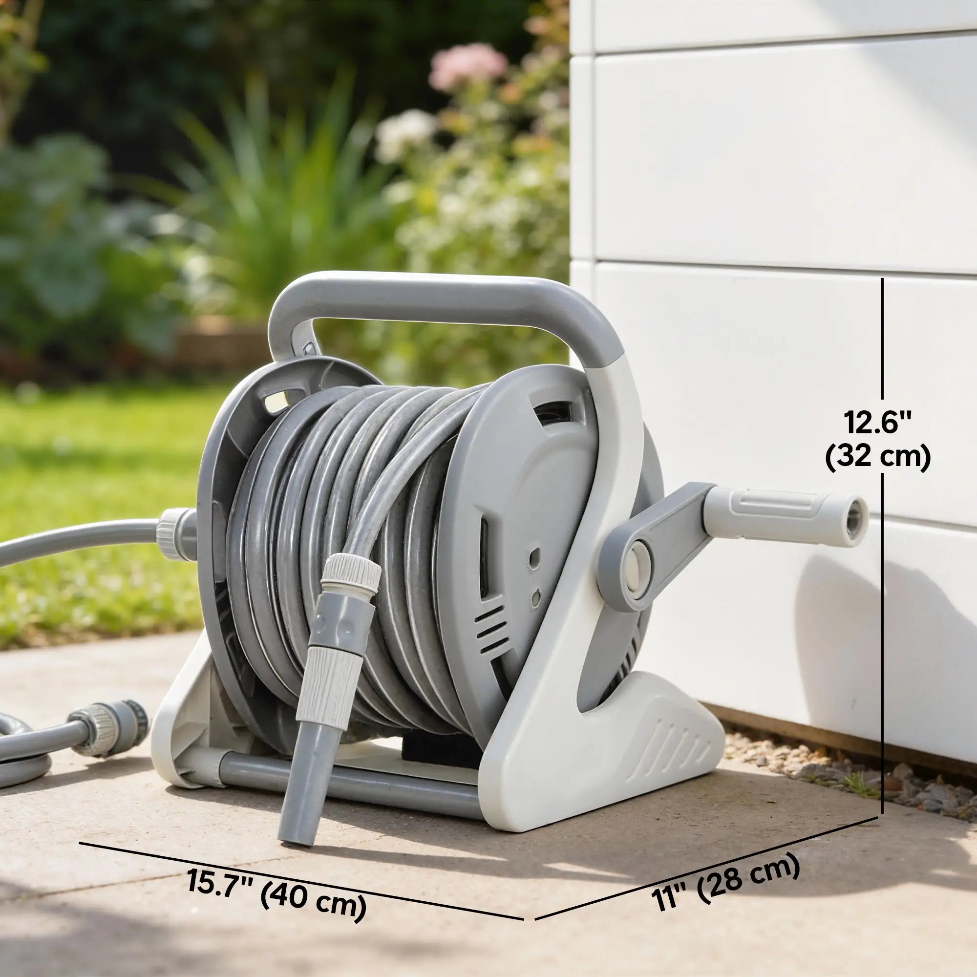 Portable Garden Hose Reel, 1/2