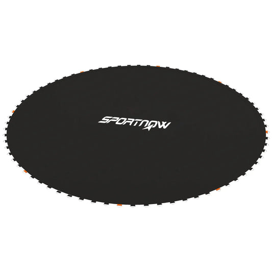 Remplacement de tapis de trampoline, 12 pieds, avec outil de traction à ressort, 72 crochets en V, noir