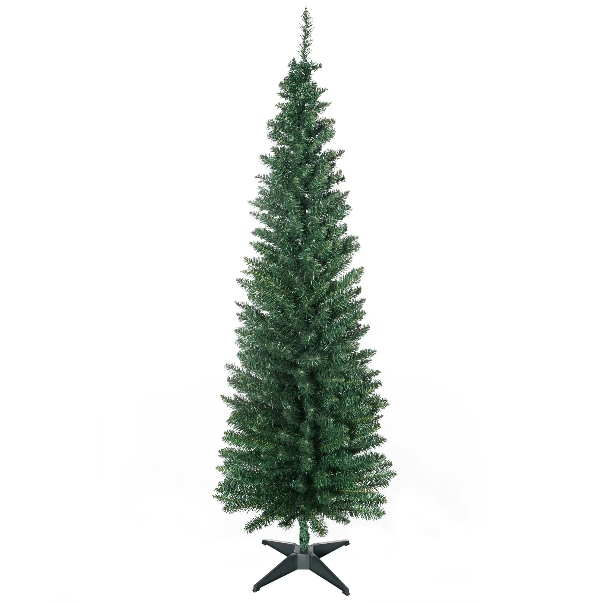 6’ PVC Slim Artificial Pencil Christmas Tree, Holiday Decor Artificial Christmas Trees at Gallery Canada