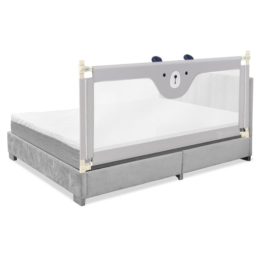 Vertical Lifting Baby Bedrail Guard, Lock-M, Gray Bed Rails Gray at Gallery Canada
