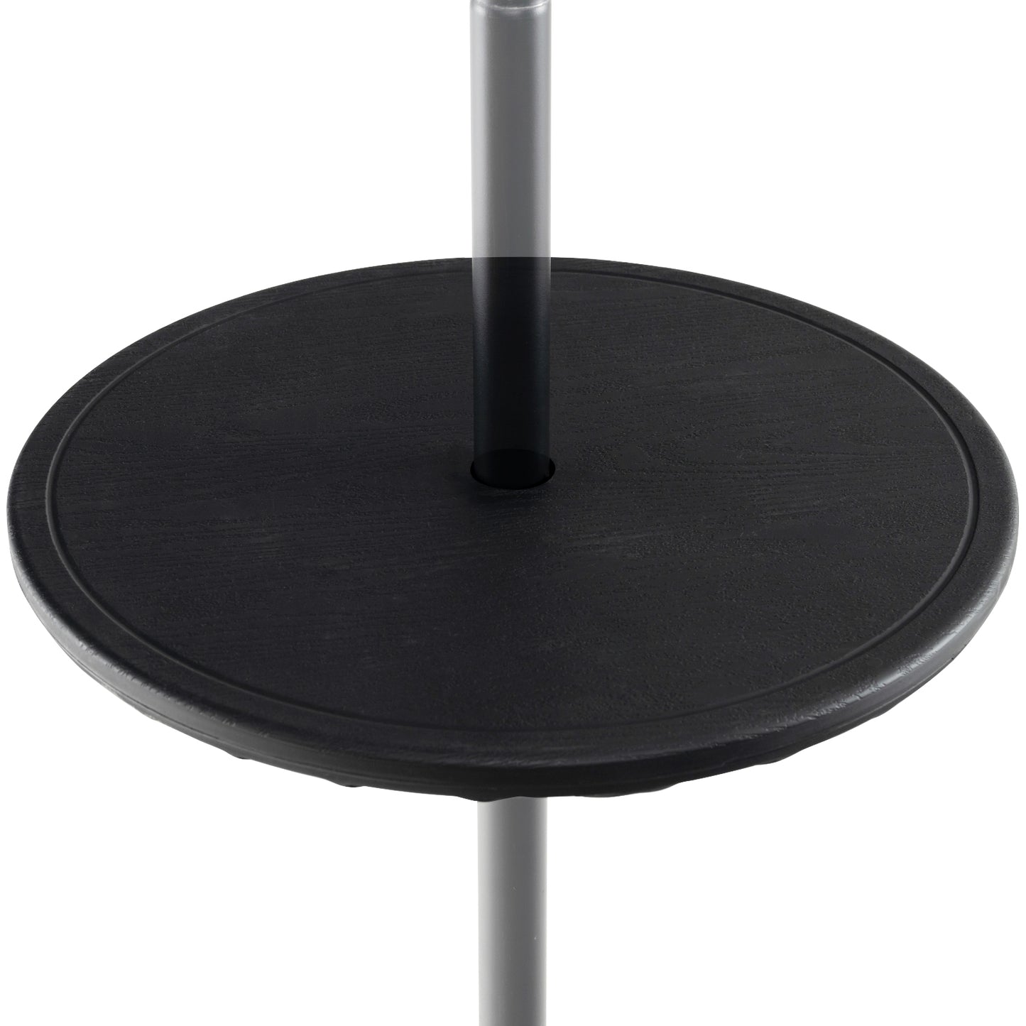 20 Inches Outdoor Adjustable Umbrella Table with 1.5 Inches Umbrella Hole, Black Outdoor Umbrella Bases at Gallery Canada