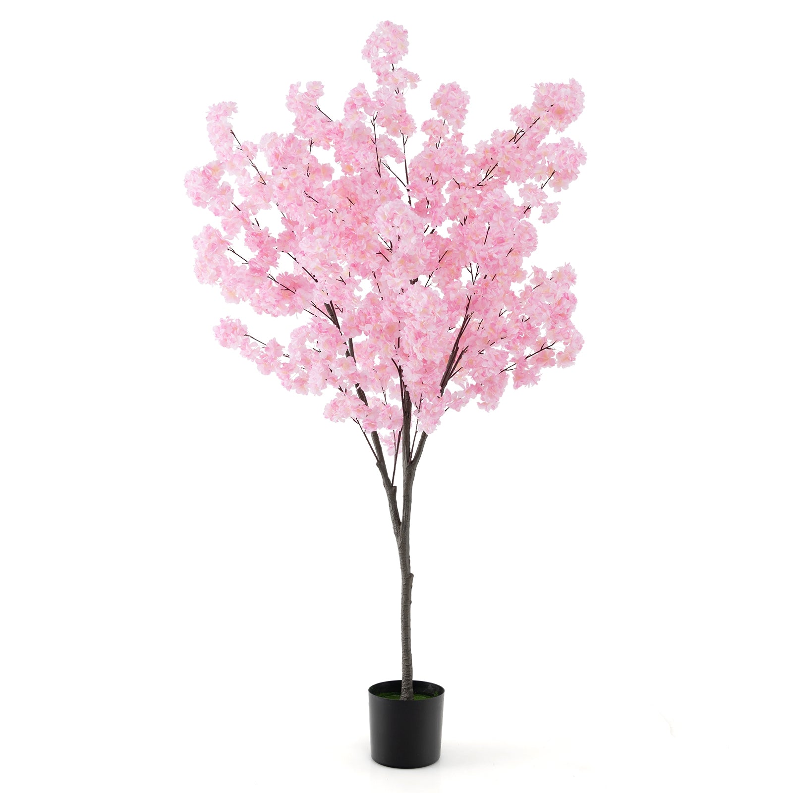 6.5 FT Tall Artificial Cherry Blossom Tree with 900 Pink Flowers, Pink Faux Plants Pink at Gallery Canada