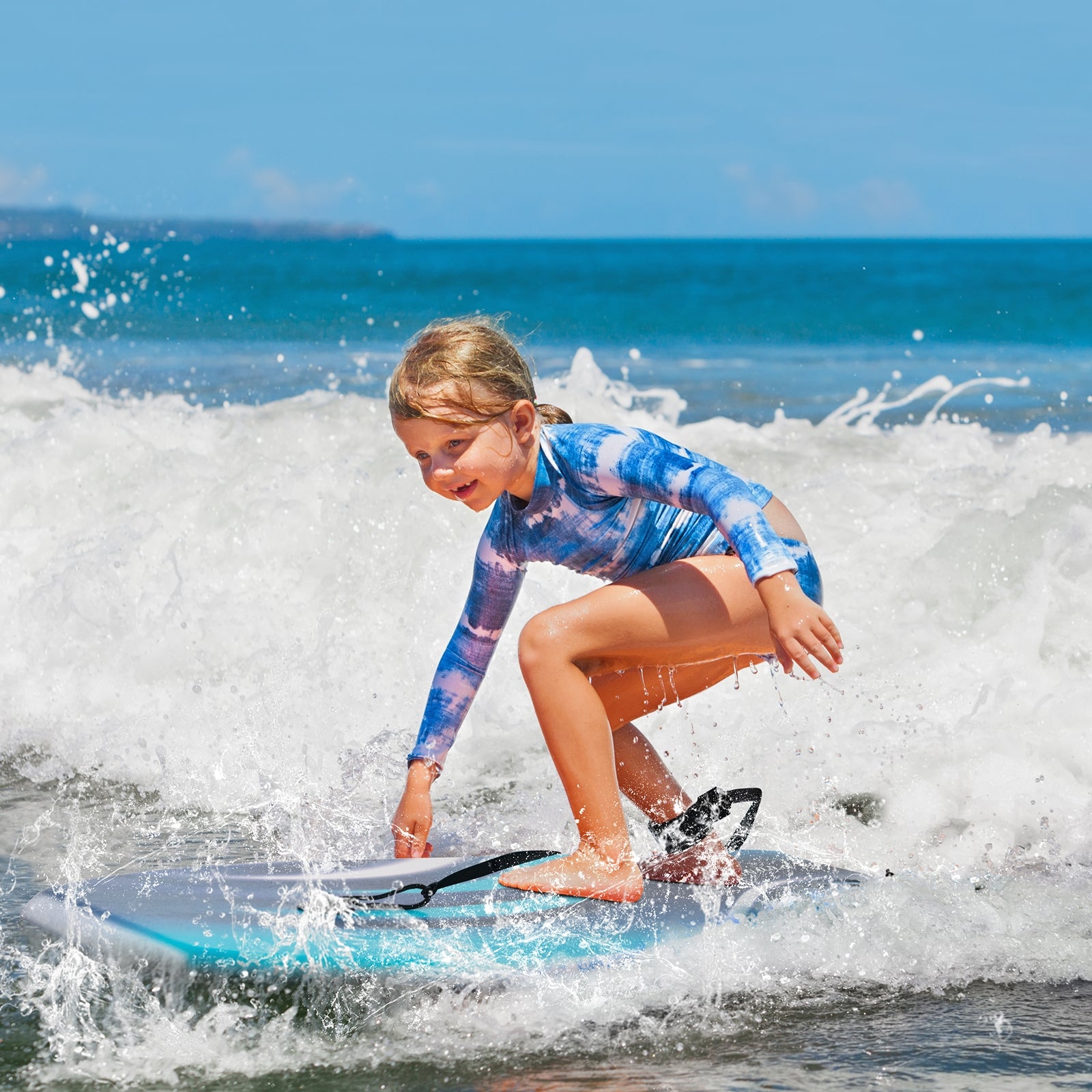 33/37/41 Inches Lightweight Body Board, EPS Core XPE Deck HDPE Bottom, Blue Surfing at Gallery Canada