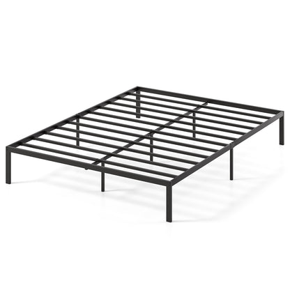 Full/Queen/King Size Metal Bed Frame Heavy Duty Support Slats Mattress Foundation-Queen Size, Black Simple Bed Frame at Gallery Canada