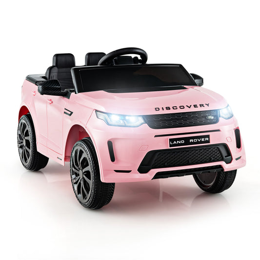 12V Kids Ride On Car, Remote Control, Lockable Doors, Pink Powered Ride On Toys Pink at Gallery Canada