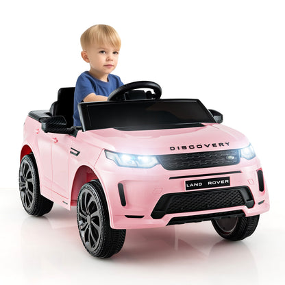 12V Kids Ride On Car, Remote Control, Lockable Doors, Pink Powered Ride On Toys at Gallery Canada
