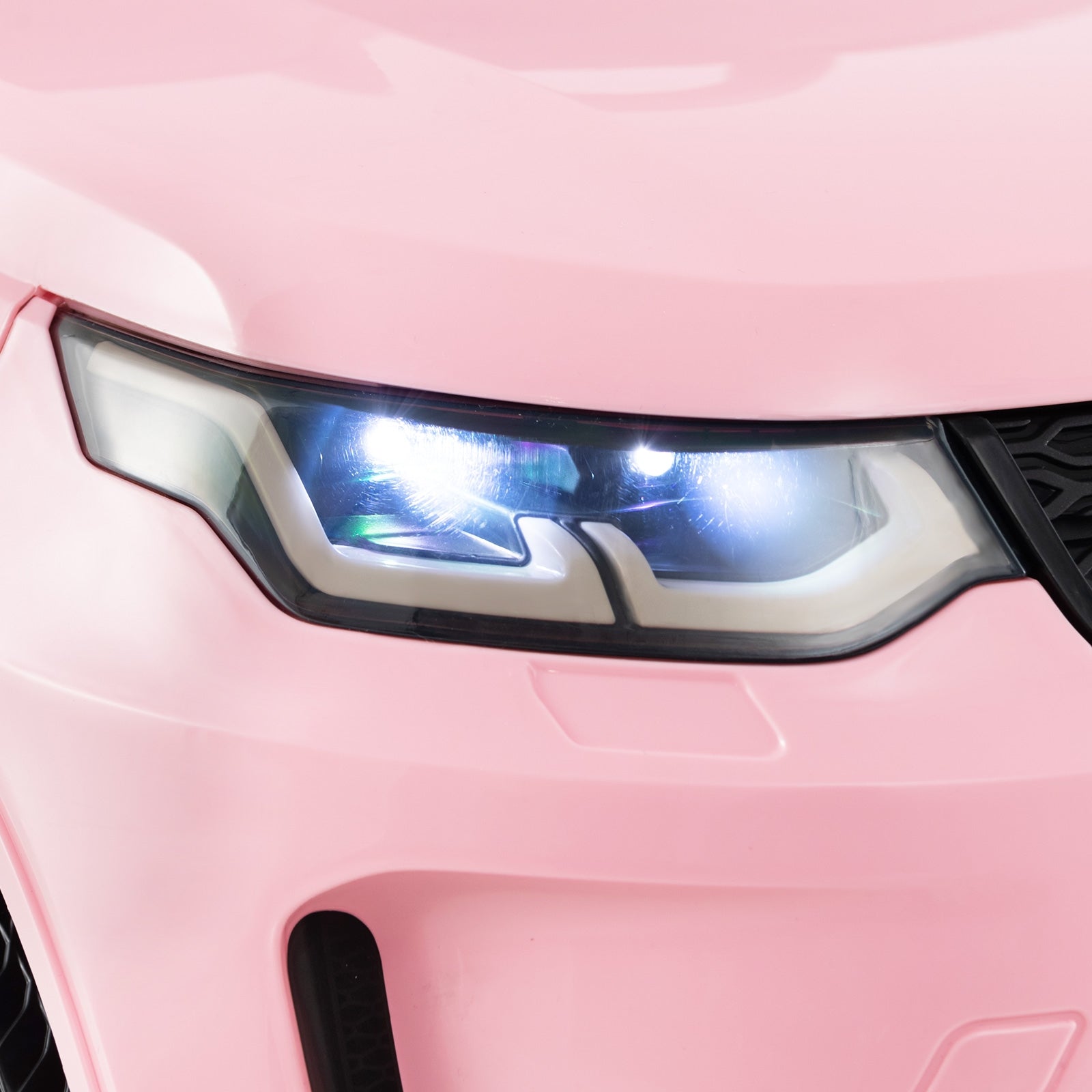 12V Kids Ride On Car, Remote Control, Lockable Doors, Pink Powered Ride On Toys at Gallery Canada