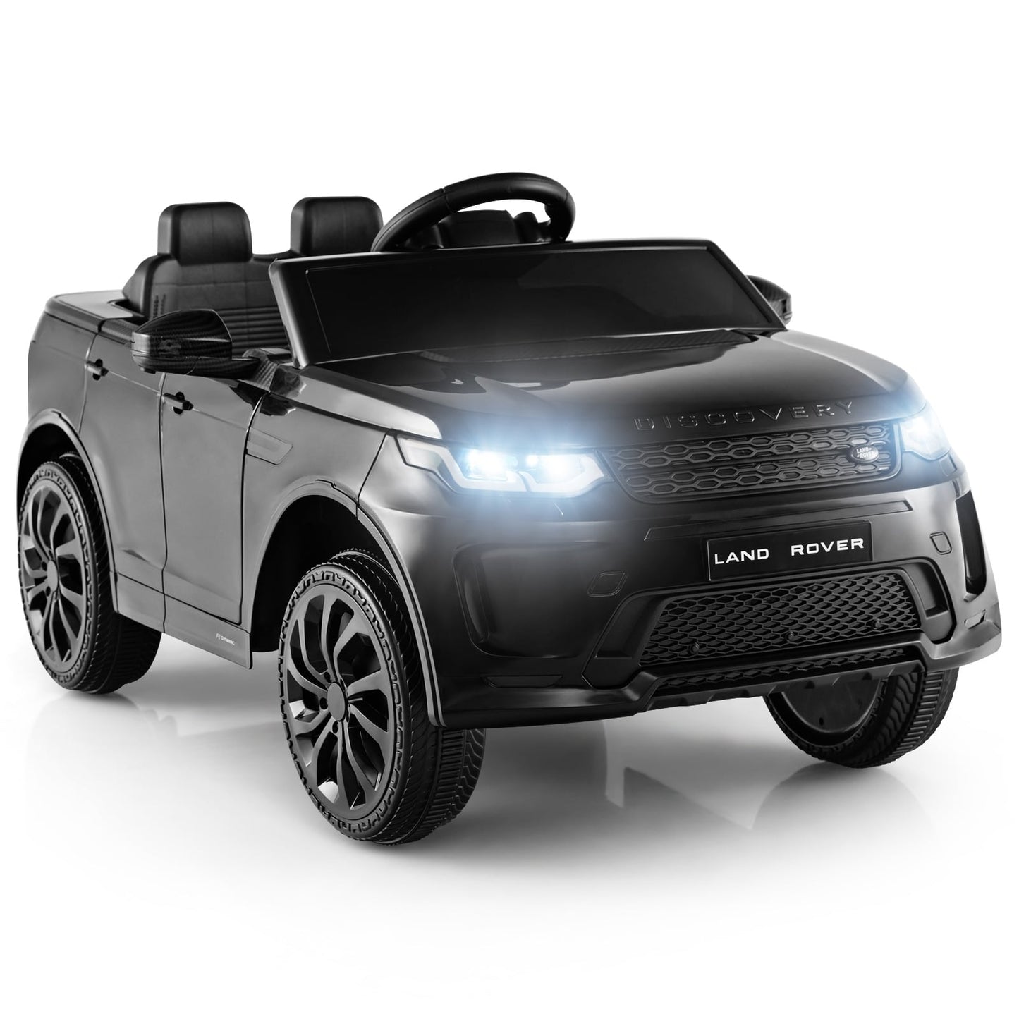 12V Kids Ride On Car, Remote Control, Lockable Doors, Black Powered Ride On Toys at Gallery Canada