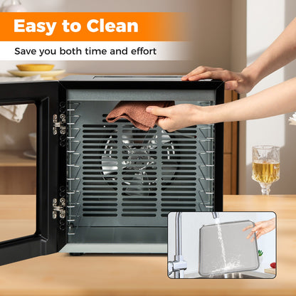 10 Stainless Steel Trays Dryer with 10 Presets, Black Dryers at Gallery Canada