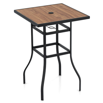 27.5 Inches Patio Bar Table for Garden Backyard Poolside Patio Coffee Tables at Gallery Canada