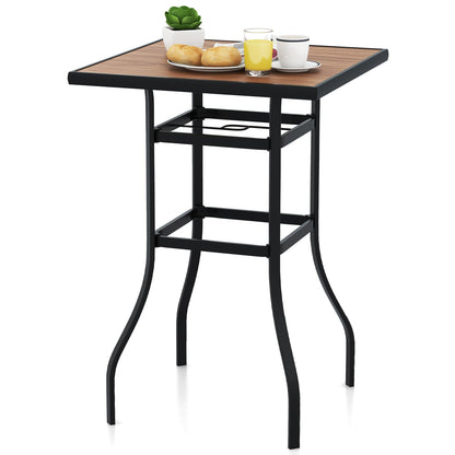 27.5 Inches Patio Bar Table for Garden Backyard Poolside Patio Coffee Tables at Gallery Canada