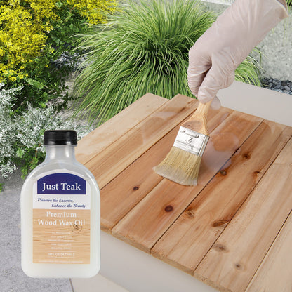 Wood Wax Oil for Outdoor and Indoor Furniture Teak Care Kit to Restore and Protect Wood, Transparent Outdoor Furniture Accessories at Gallery Canada