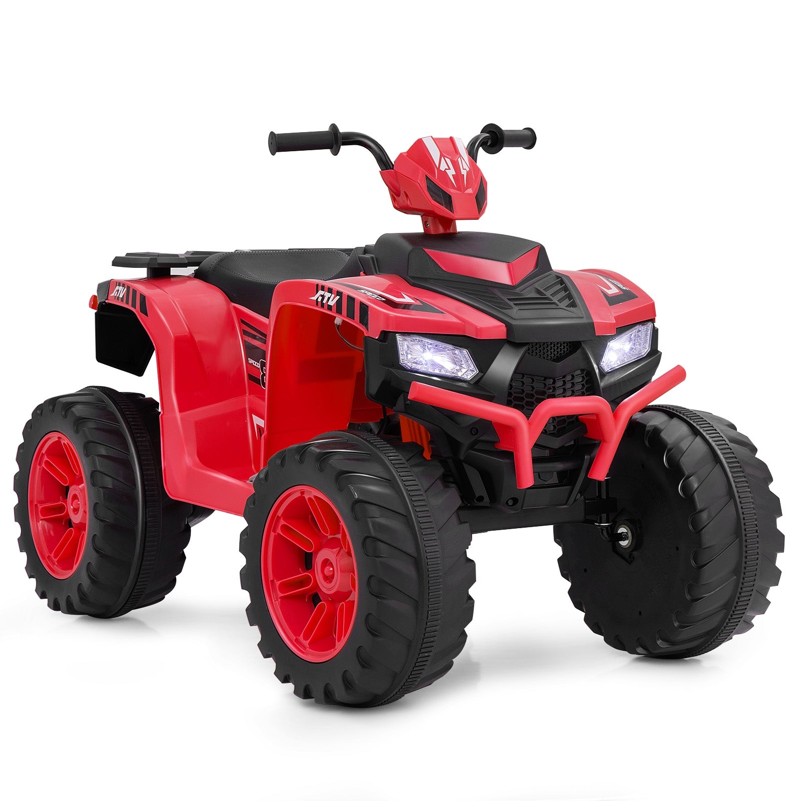 24V Kids Ride-On Electric ATV with Wireless Connection for Toddlers 3-8 Years Old, Red Powered Ride On Toys at Gallery Canada