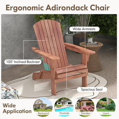 Folding Adirondack Chair Set, Brown Adirondack Chairs at Gallery Canada