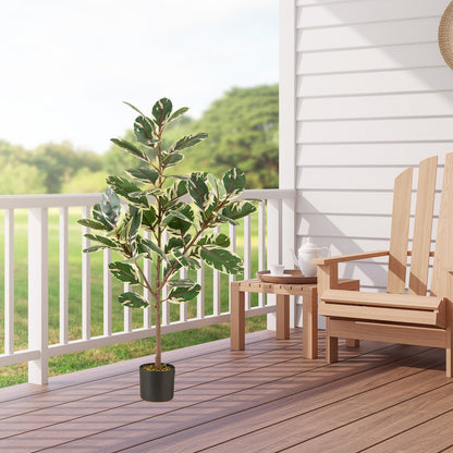 2 Pack 4.3 Feet Tall Artificial Bird of Paradise Plant Fake Banana Leaf, Green Faux Plants at Gallery Canada