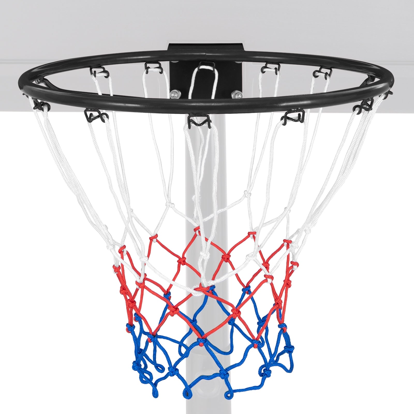 18 Inch Basketball Rim Goal Replacement with All Weather Net and Mounting Hardware, Black Sport Equipments at Gallery Canada