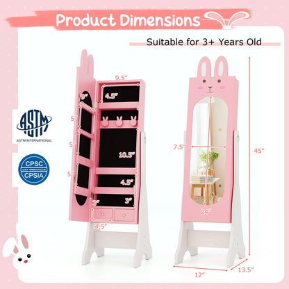 Kids Room Furniture Set with Princess Vanity Table and Chair, Pink Kids Vanities at Gallery Canada