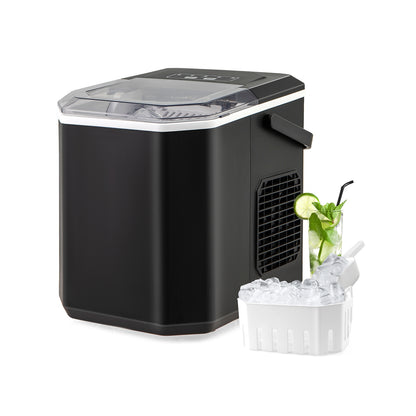 Ice Maker Countertop with Self-Cleaning for Home Kitchen Office Party, Black Ice Makers at Gallery Canada