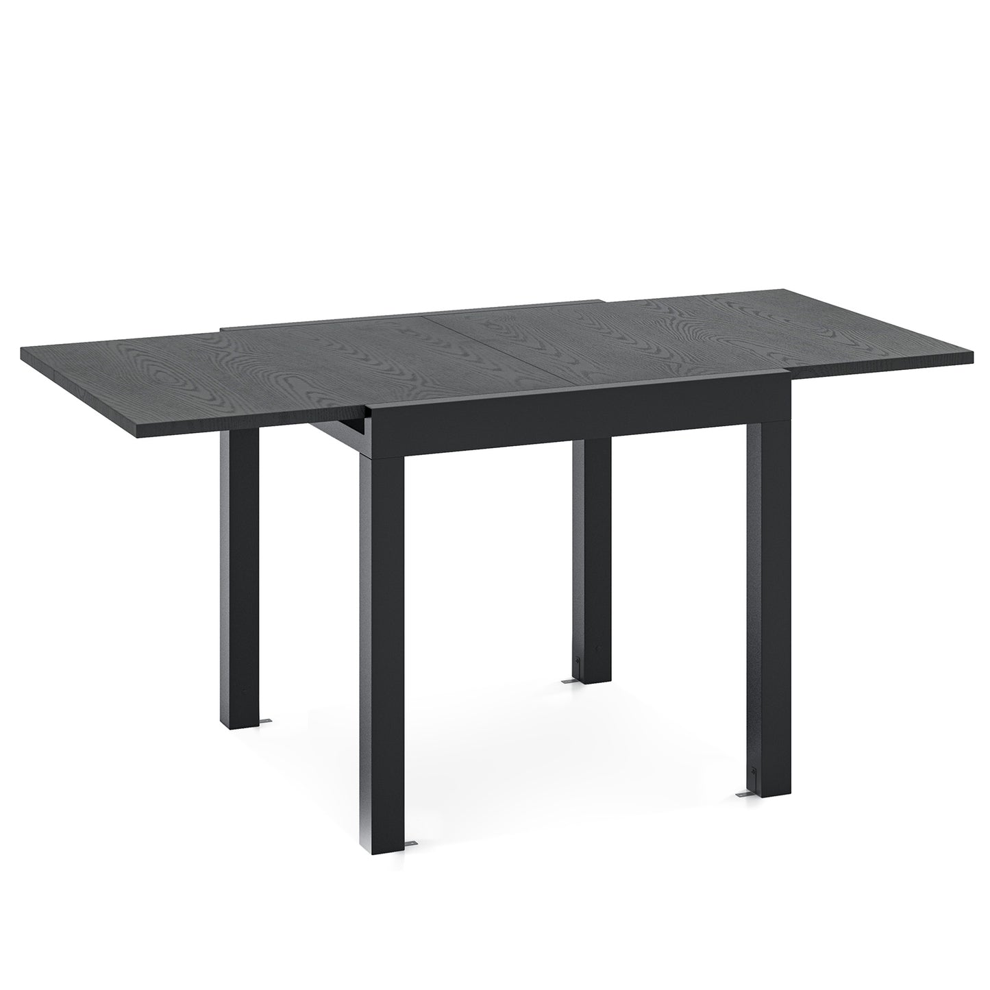 31.5 inches-63 inches Adjustable Patio Expandable Dining Table for 4-6 Person, Gray Dining Tables Gray at Gallery Canada