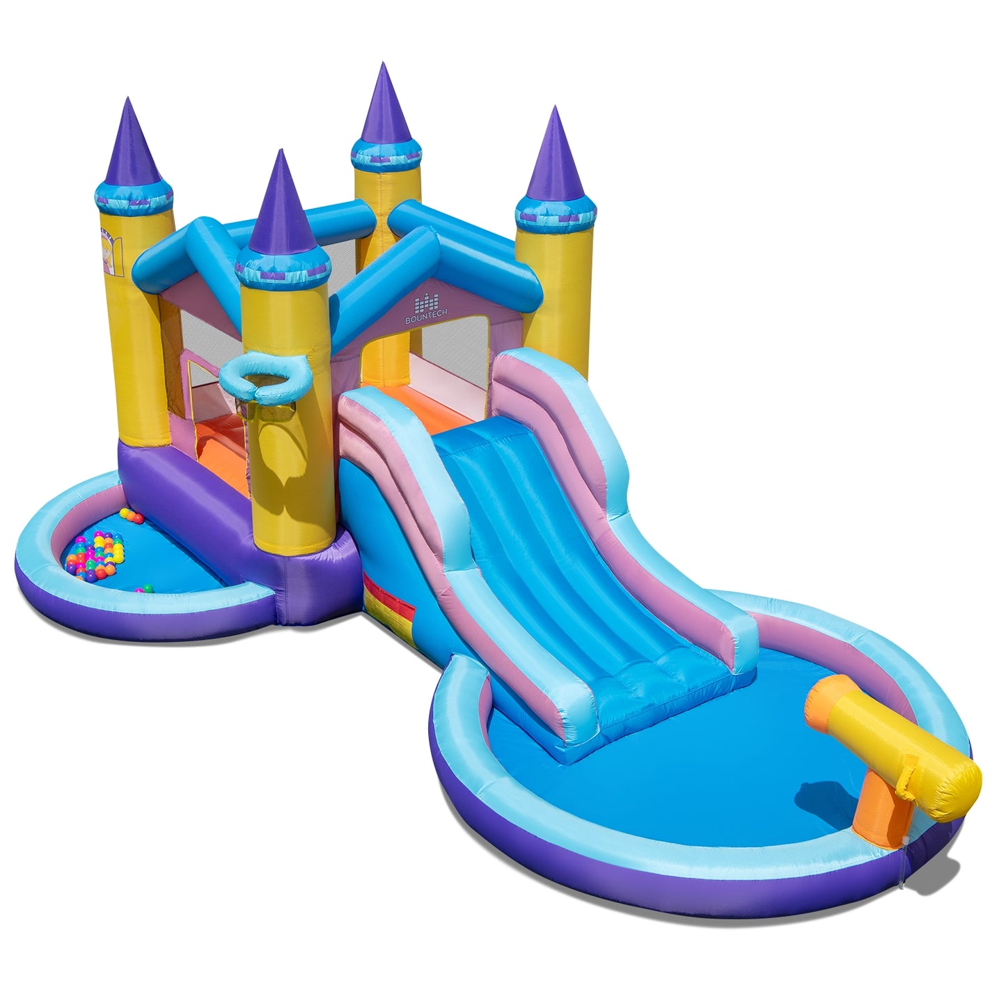 6-in-1 Inflatable Kids Water Park for Yard Bounce House at Gallery Canada