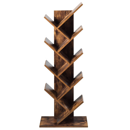 8-Tier Free Standing Tree Bookshelf, Coffee Bookcases at Gallery Canada