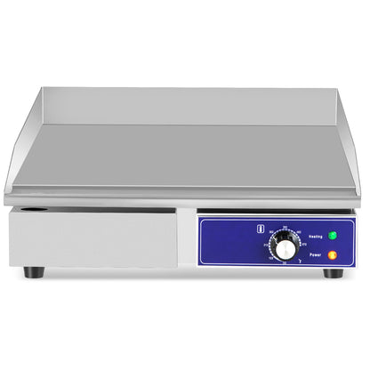 22 Inch Countertop Electric Griddle 2000W 110V Commercial Stainless Steel Grill, Silver Food Warmers & Burners at Gallery Canada