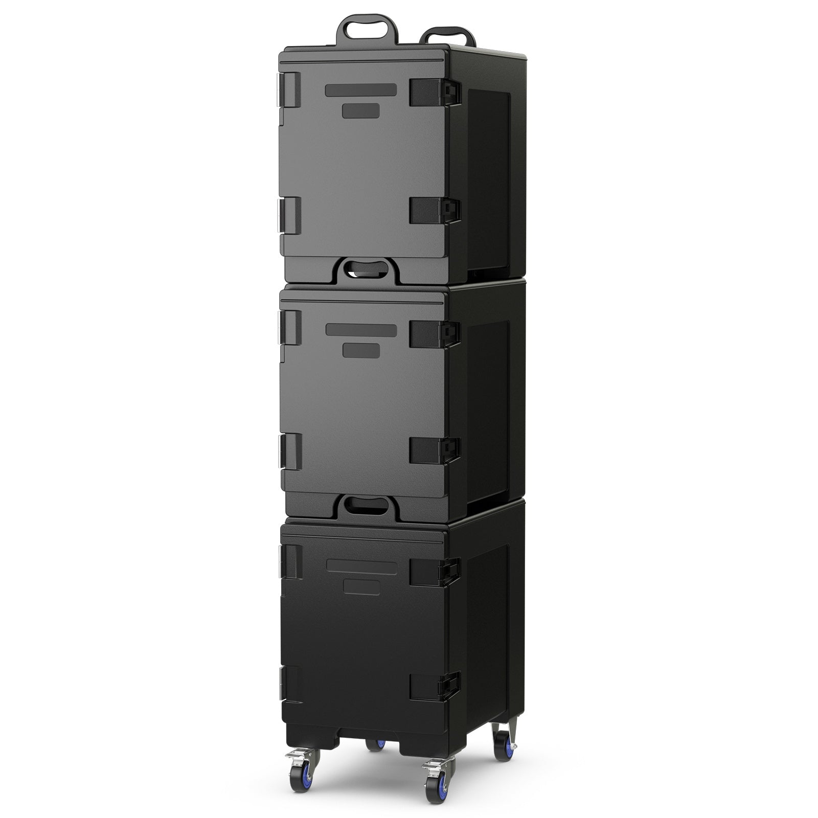 3-Piece Stackable Insulated Food Pan Carrier, 81 Quart LLDPE Food Box Food Warmers & Burners at Gallery Canada