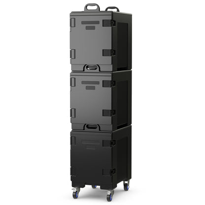 3-Piece Stackable Insulated Food Pan Carrier, 81 Quart LLDPE Food Box Food Warmers & Burners at Gallery Canada